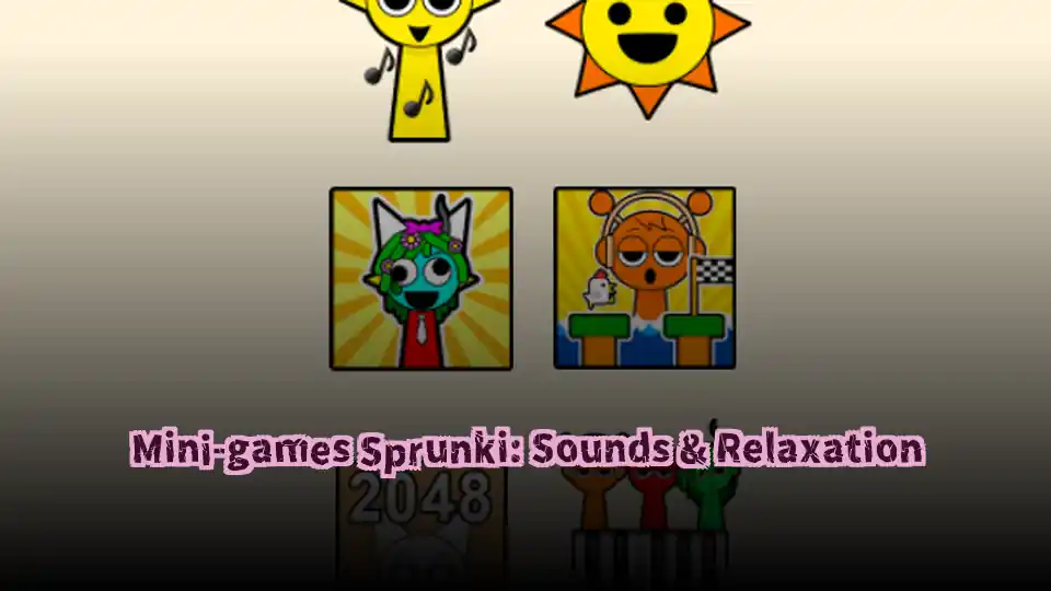 Mini-games Sprunki: Sounds & Relaxation